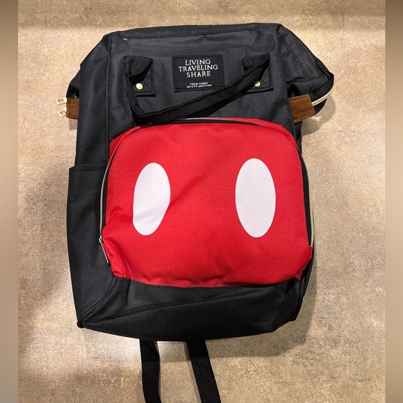 Living Traveling Share Baby Diaper Bag Multi-Function Travel Mickey Backpack - Picture 2 of 9
